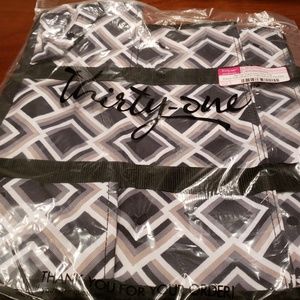 Thirty One Ziptop Organizing Utility Tote